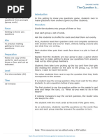Conversation Starters Worksheet | PDF