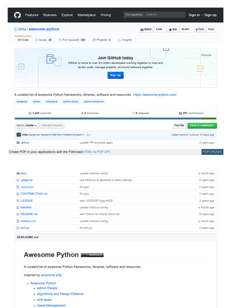 A curated list of awesome Python frameworks, libraries, software and ...