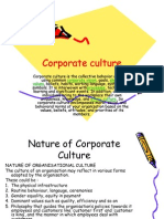 Nature of Corporate Culture