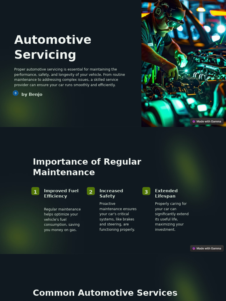Essential Automotive Servicing Guide | PDF | Motor Oil | Car