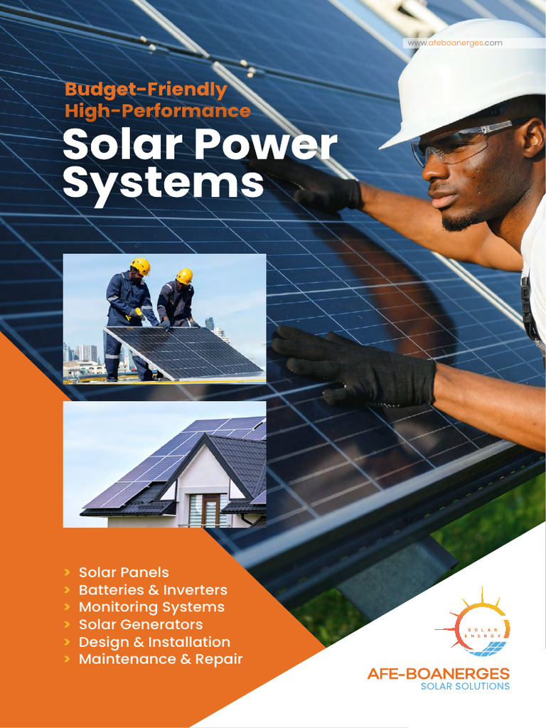 2024 AFE-Boanerges Brochure Alt - 27-09-2024 | PDF | Solar Power ...