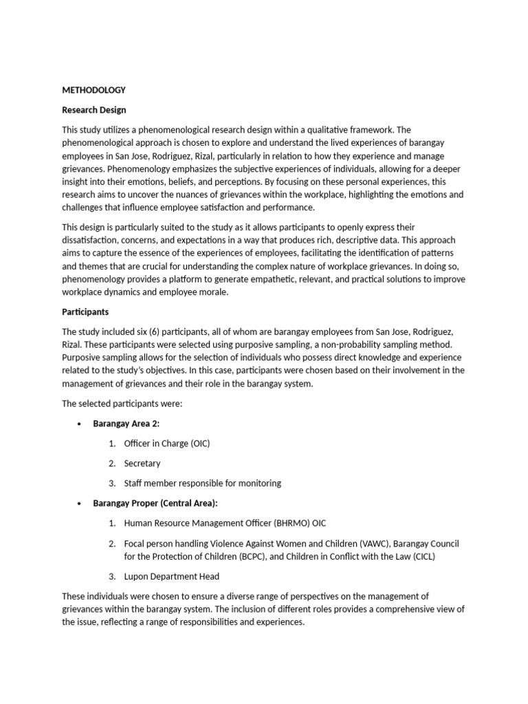 HRM Methodology Mary | PDF | Cognition | Methodology