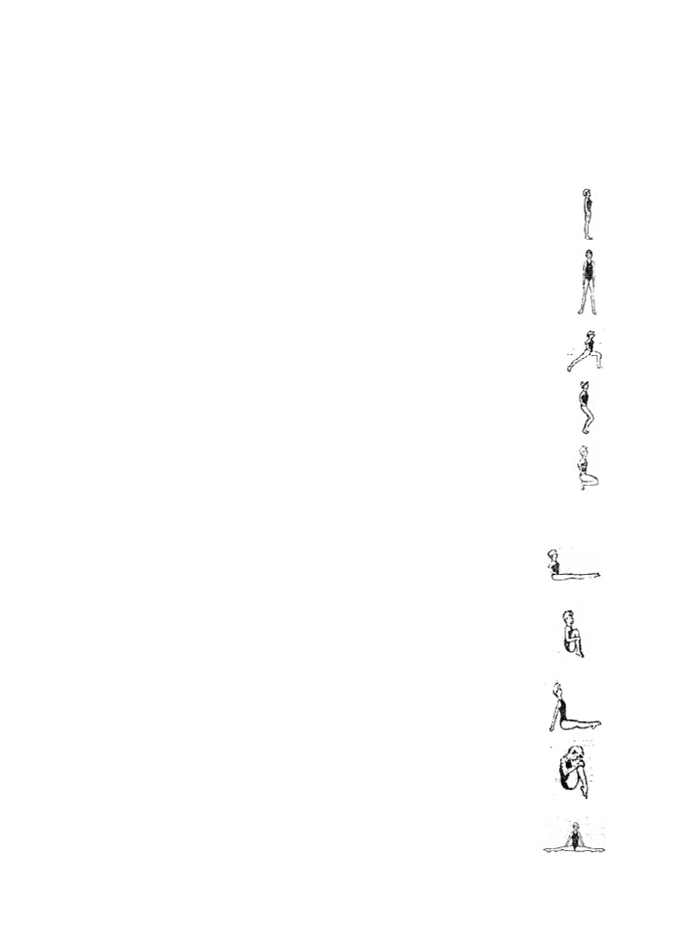 Basic Positions for Stunts and Exercises | PDF | Hand | Foot
