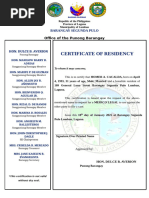 Sample Barangay Resolution Template | PDF