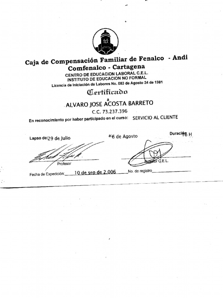 Servicio Al Cliente Pdf