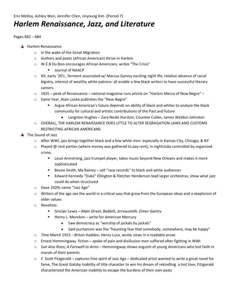 Harlem Renaissance | PDF