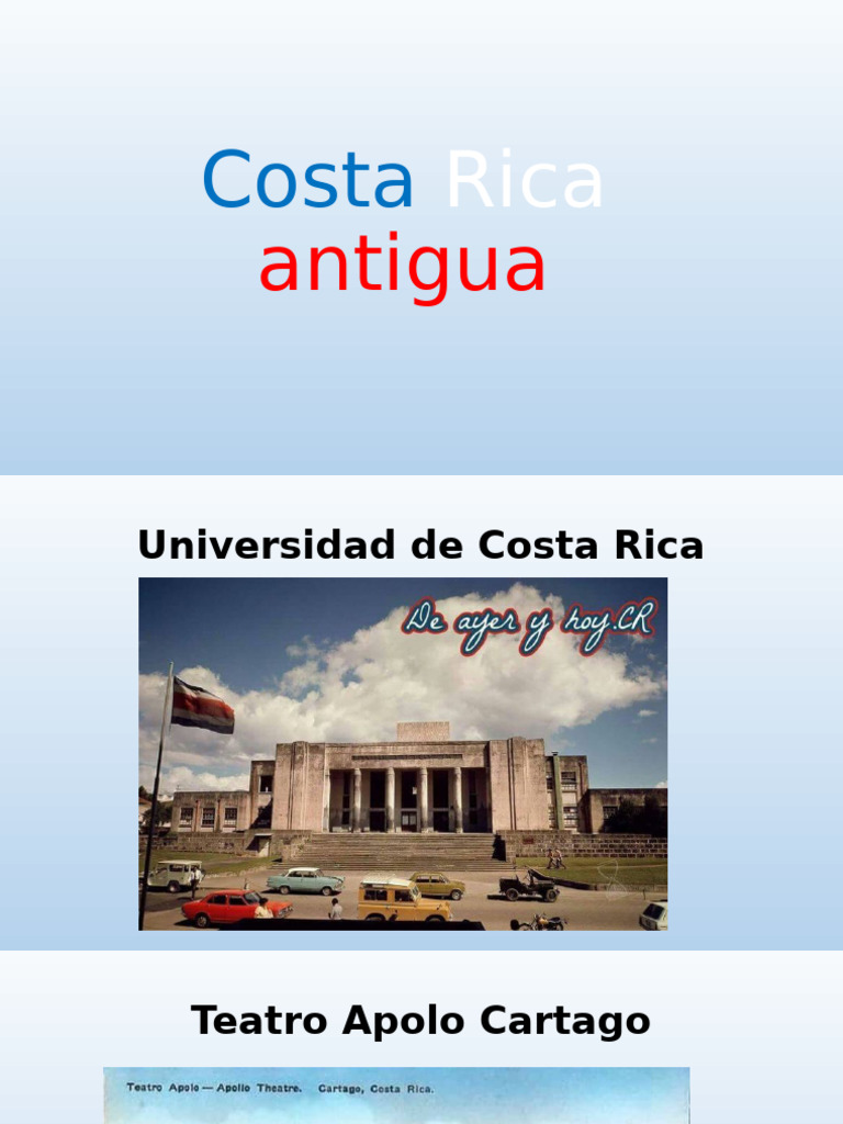 Costa Rica Antigua | PDF