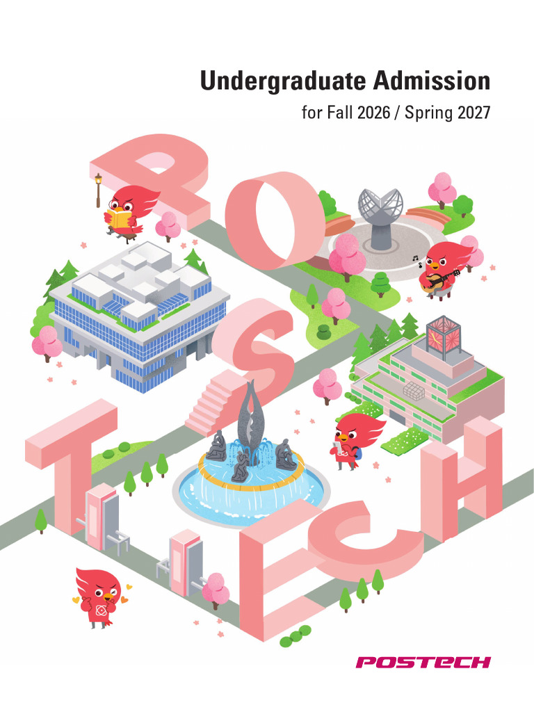 POSTECH International Admission Guide 2026 | PDF | University And ...