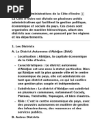 Liste des 31 Régions de Côte d'Ivoire | PDF