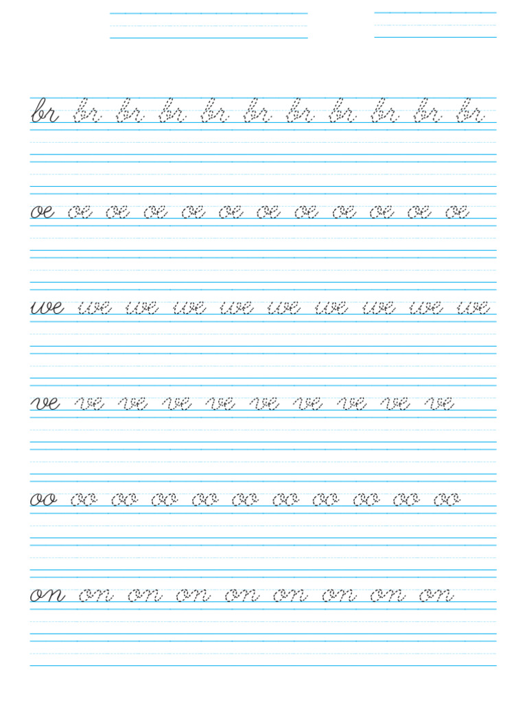 Cursive Writing Difficulties Guide | PDF