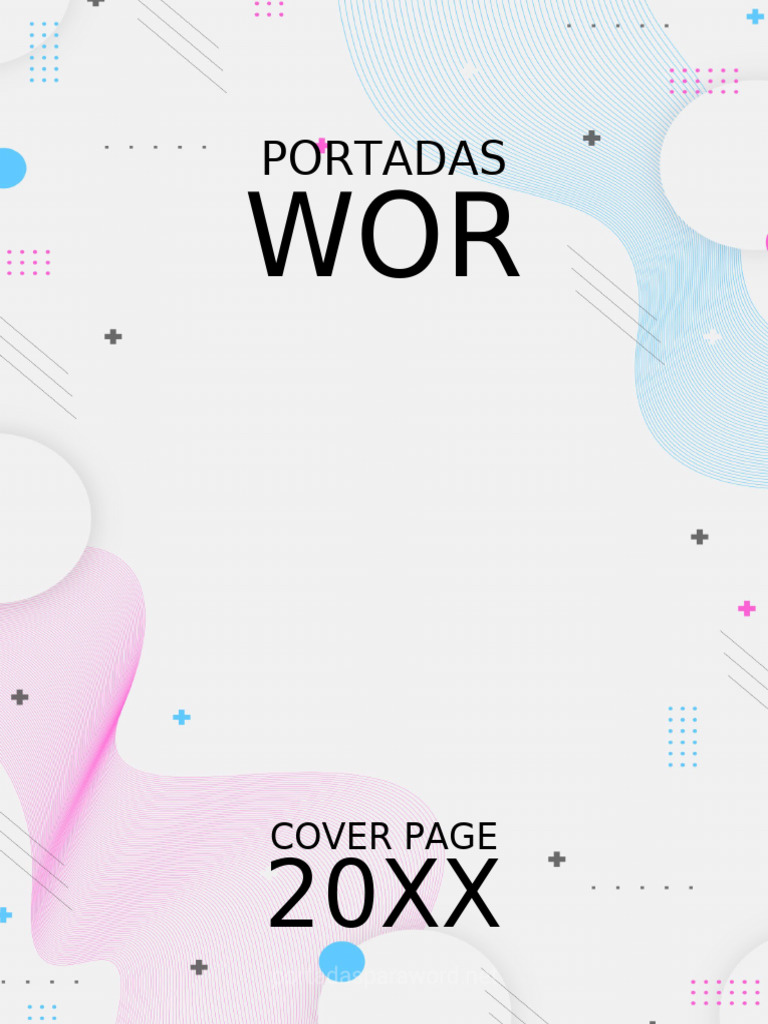 Portadas Creativas para Word | PDF