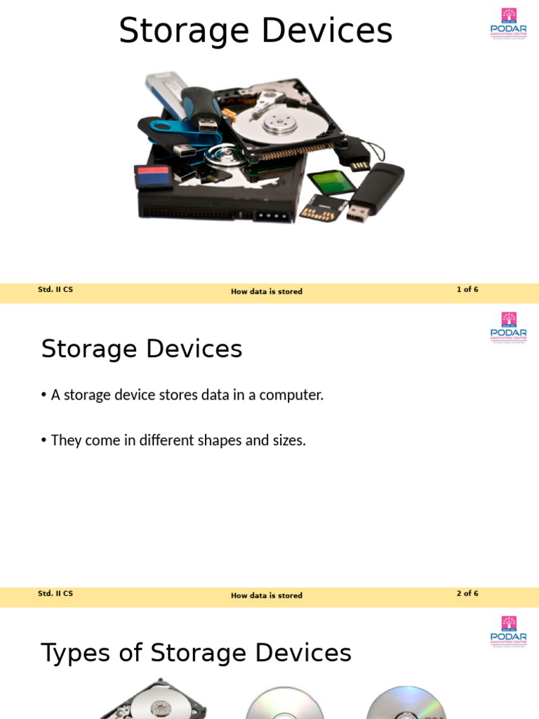 PPT1 CB II CS How Data Is Stored | PDF