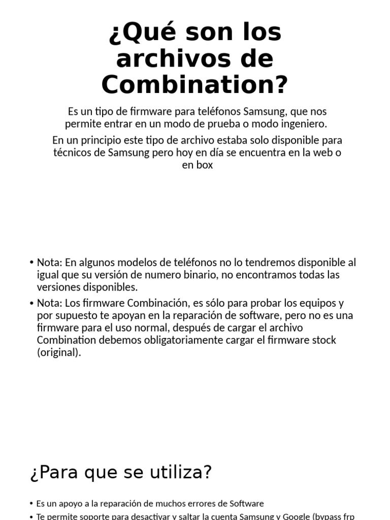 Qué Son Los Archivos de Combination | PDF