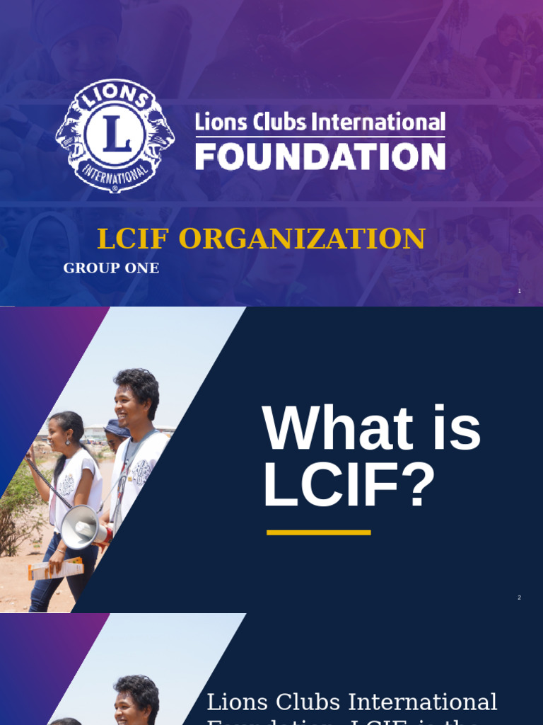 General LCIF Presentation Template en | PDF | Fundraising | Vaccination