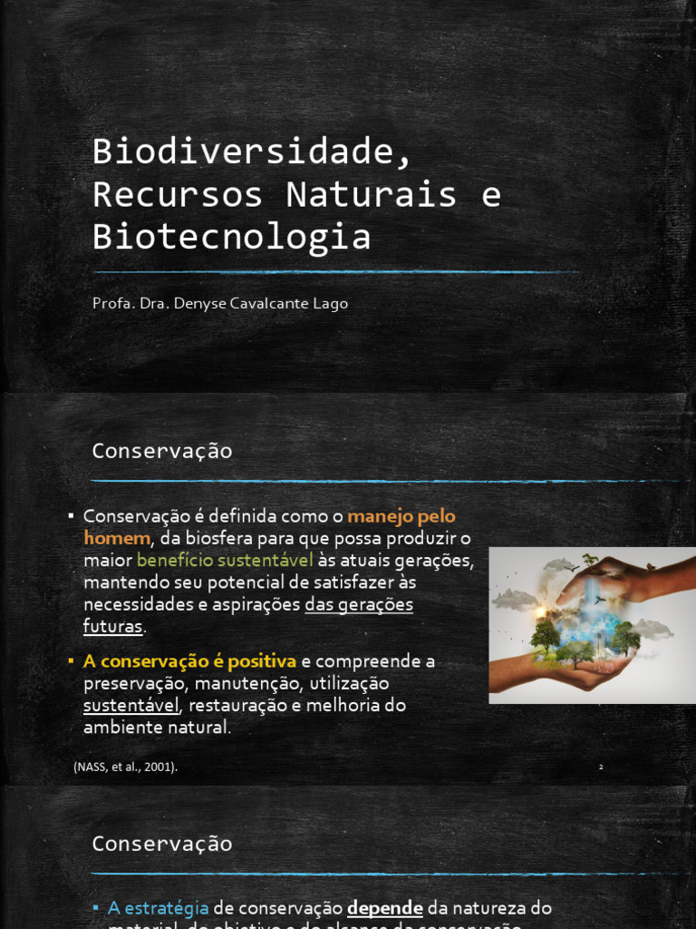 Conservação e Recursos Genéticos | PDF | Biodiversidade | Célula (Biologia)