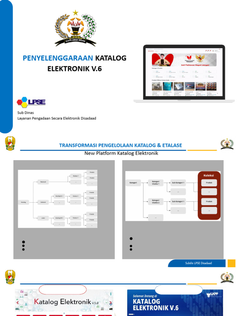 Pengenalan E Katalog Versi 6 Ok Pdf