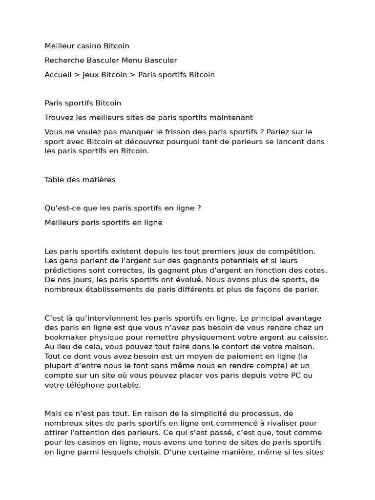 Cryptographie | PDF | Crytomonnaies | Paris sportifs