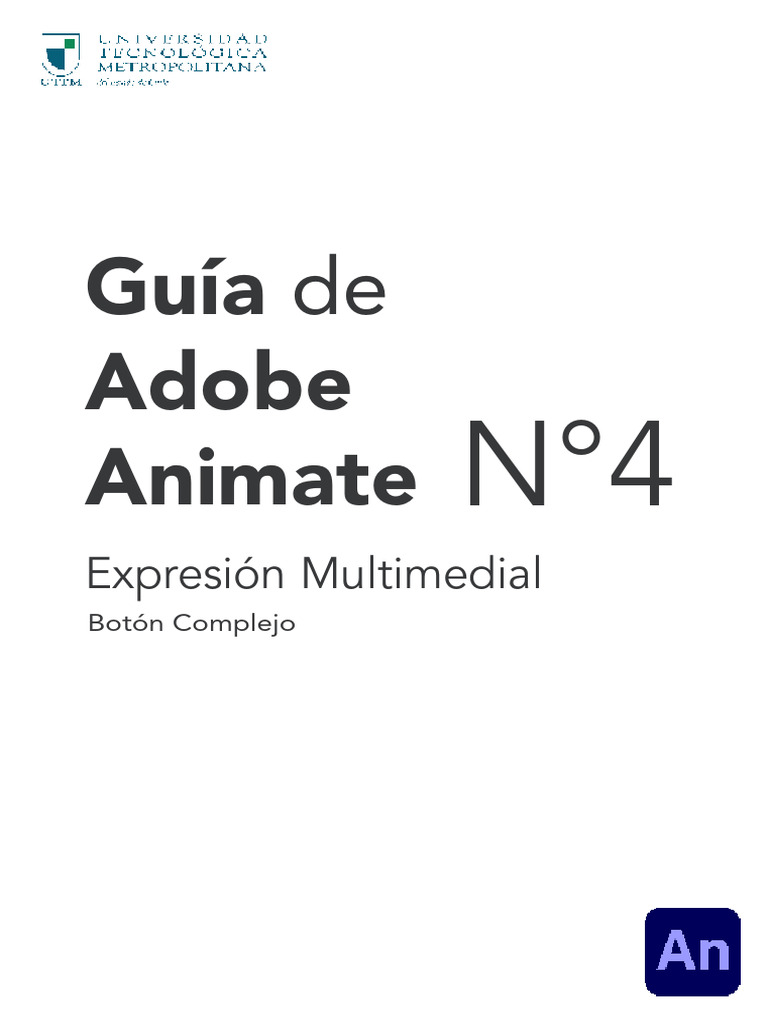 Guía de Adobe Animate N°4 | PDF | Animación | Informática