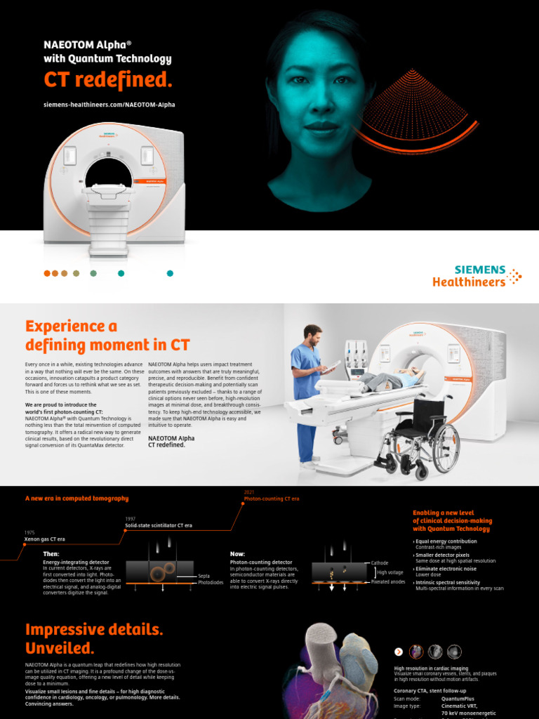 NAEOTOM Alpha: Revolutionizing CT Imaging | PDF | Ct Scan | Medical Imaging