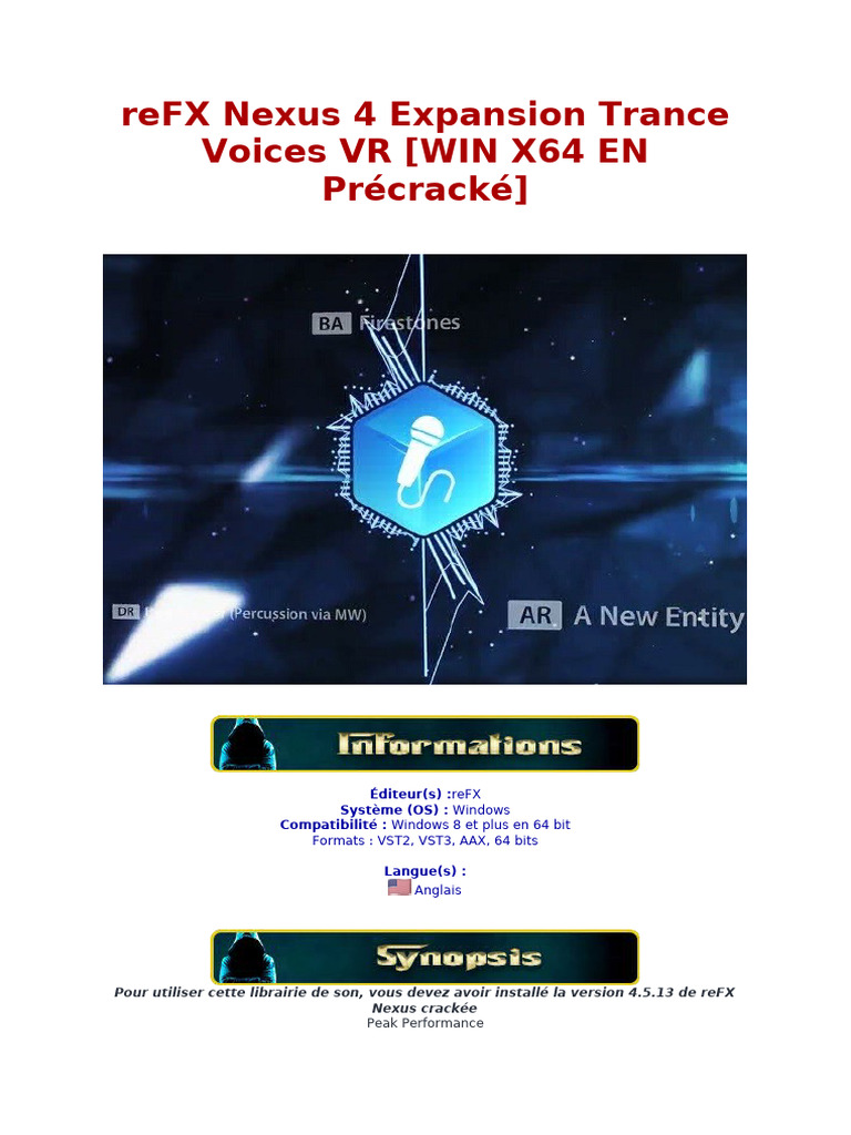 Expansion Trance pour reFX Nexus 4 | PDF | Informatique | Informatique