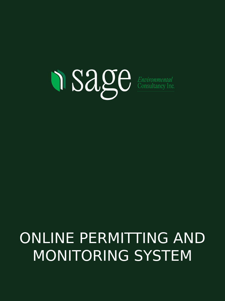Online Permitting System Guide | PDF
