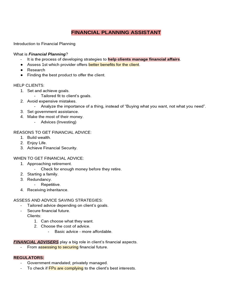 Essential Guide to Financial Planning | PDF | Cost Of Living | Pension