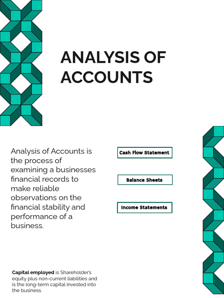 Financial Analysis of Business Accounts | PDF