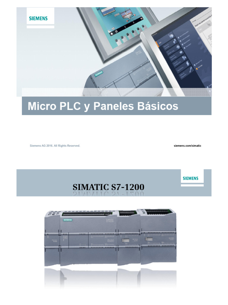 Micro PLC y Paneles Básicos - 2016 | PDF | Unidad Central de ...