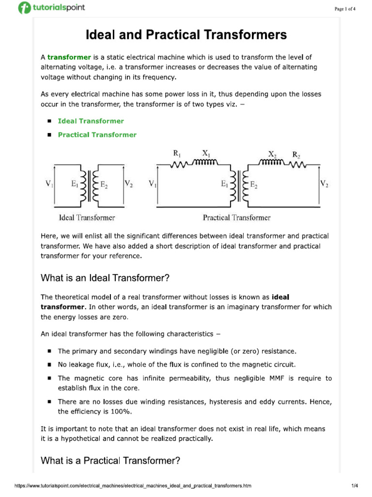 8 Transformers | PDF