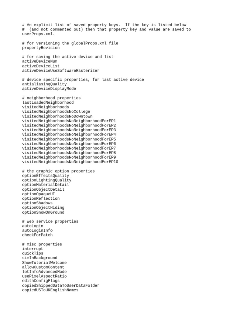 Game Settings Configuration Guide | PDF