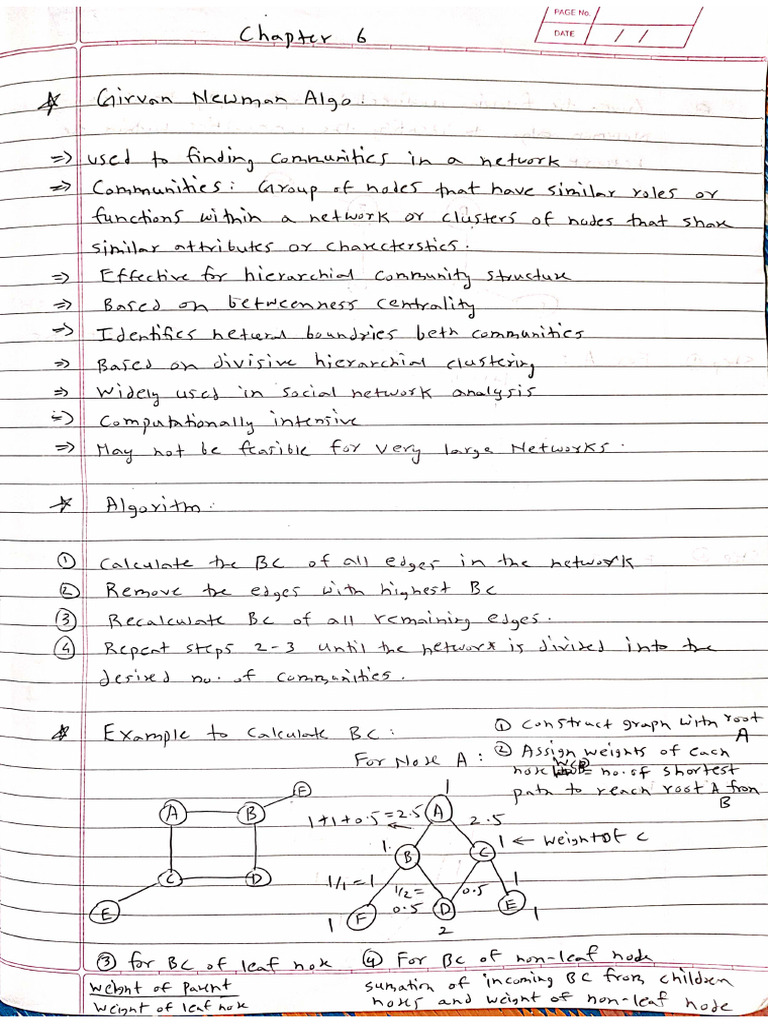 MU SEM7 BDA Chapter 6 Numericals | PDF
