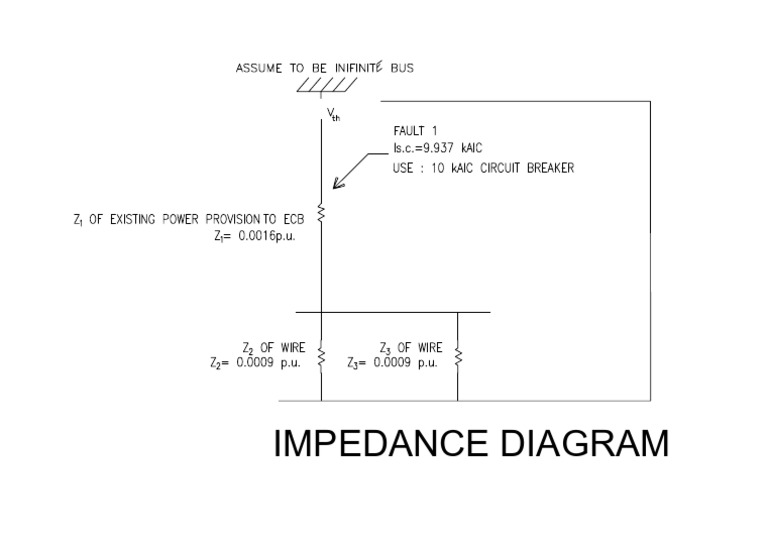 Impedance Diagram Elec. Plans - Bungalow1-Model | PDF