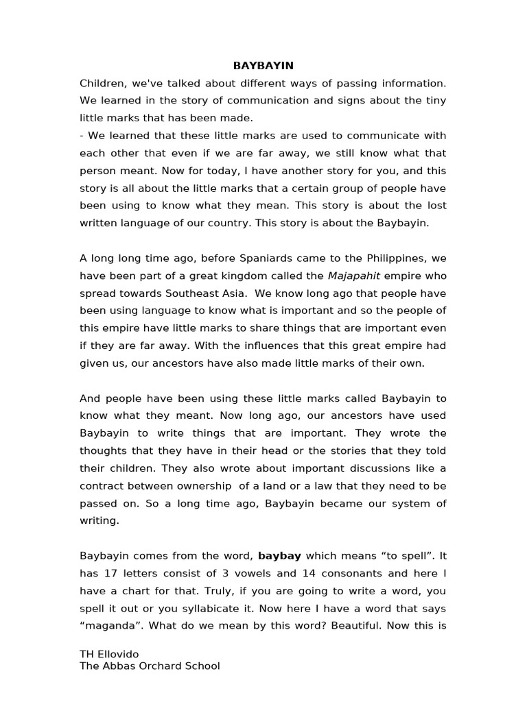 Understanding Baybayin: The Lost Script | PDF | Languages Of Asia ...