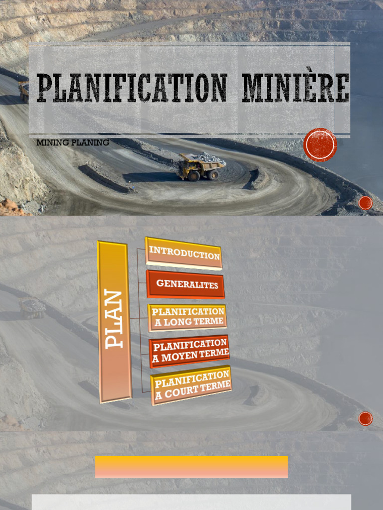 Planification Minérale Optimale | PDF | Exploitation minière ...