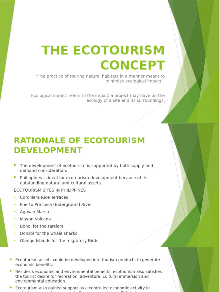 ECOTOURISM 1 | PDF | Natural Environment | Sustainability