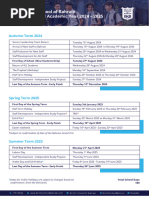 BCU Term Dates 2023/24 Overview | PDF | Academic Term | Computing