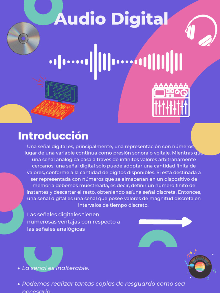 Fundamentos de Audio Digital | PDF | Muestreo (procesamiento de señal ...