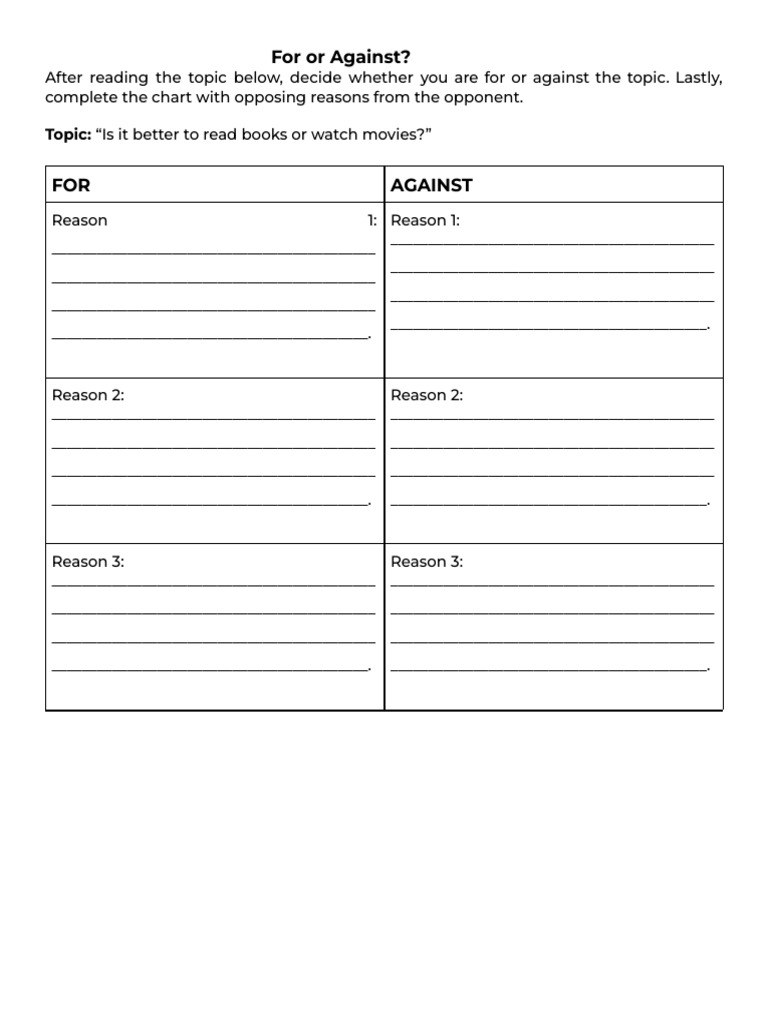 Debate Template | PDF