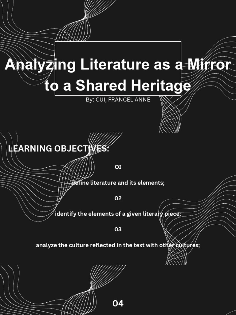 Literature as Cultural Reflection | PDF