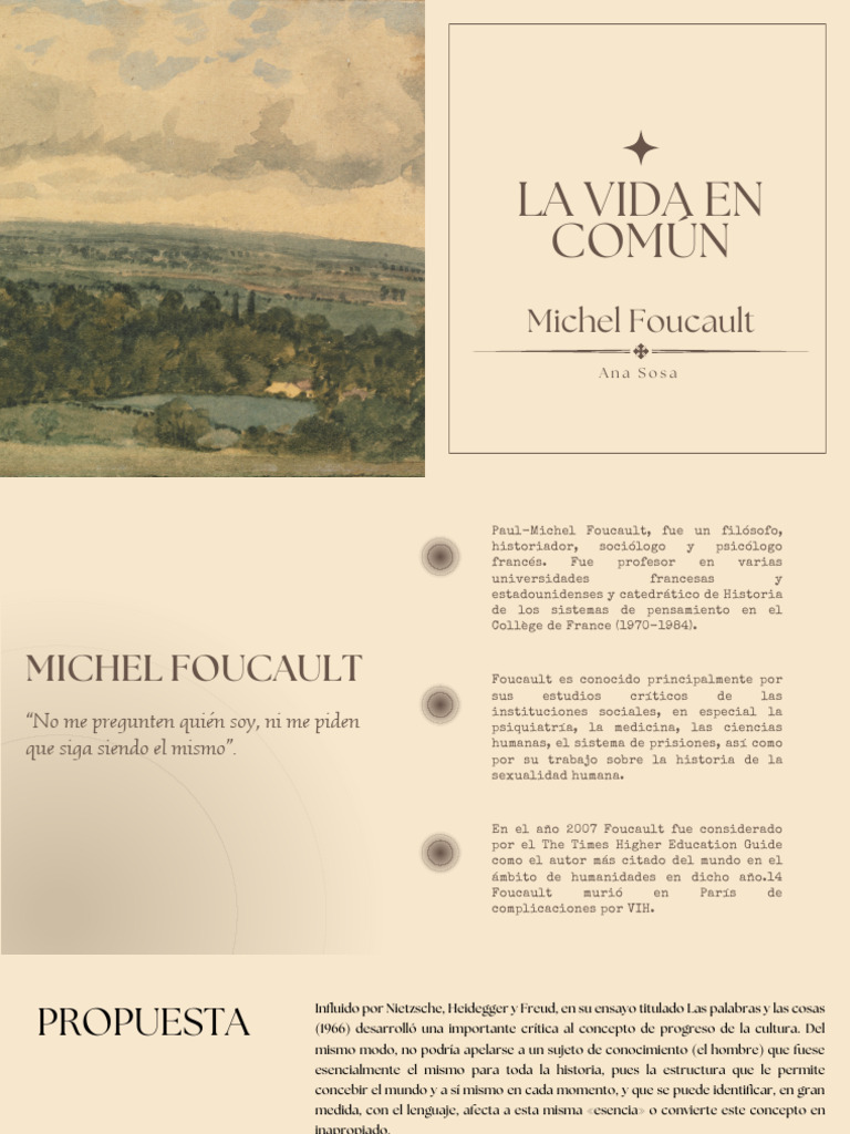 Foucault: Poder y conocimiento en sociedad | PDF | Michel Foucault ...