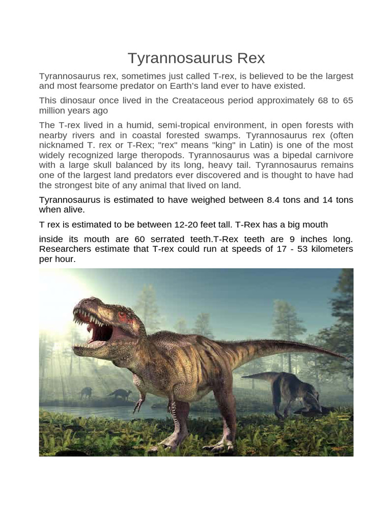 Tyrex | PDF
