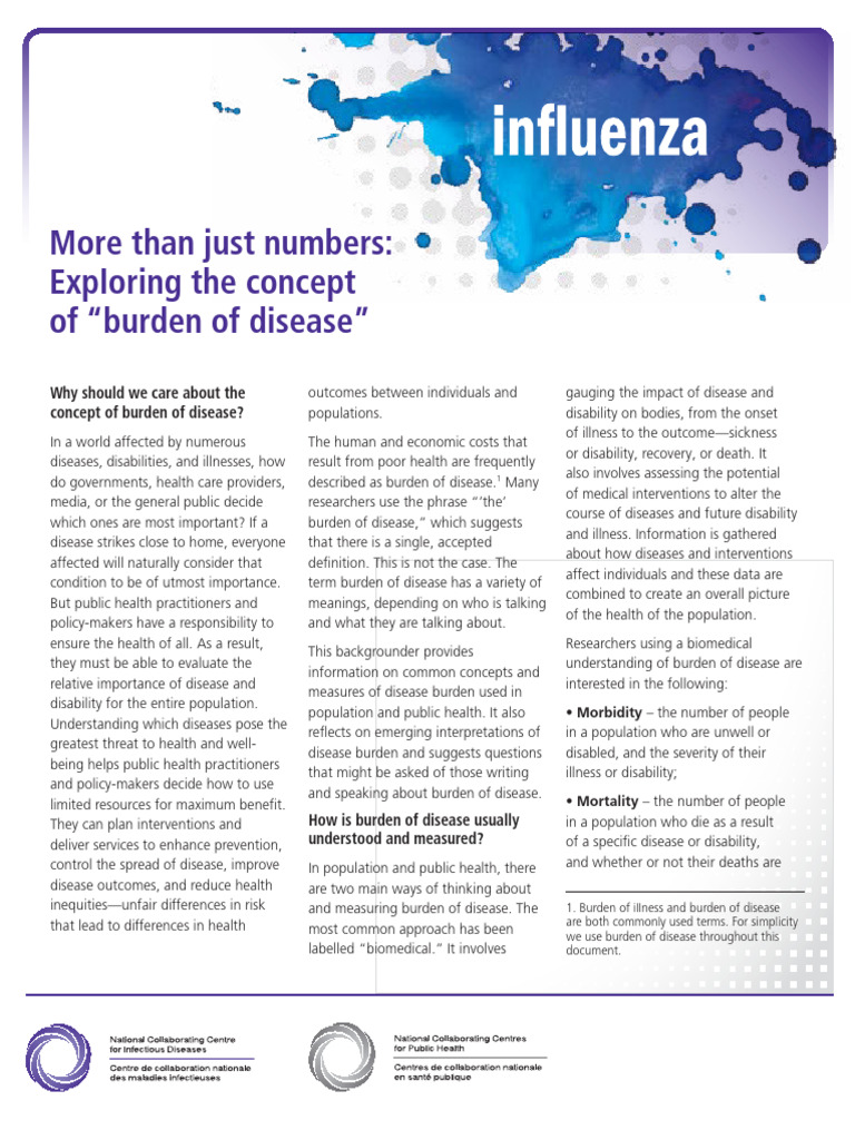Understanding Burden of Disease Concepts | PDF | Public Health | Disability