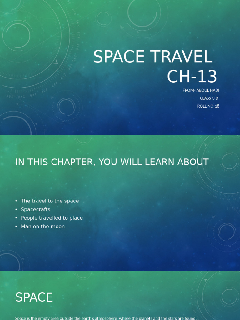 Space Travel by Hadi | PDF
