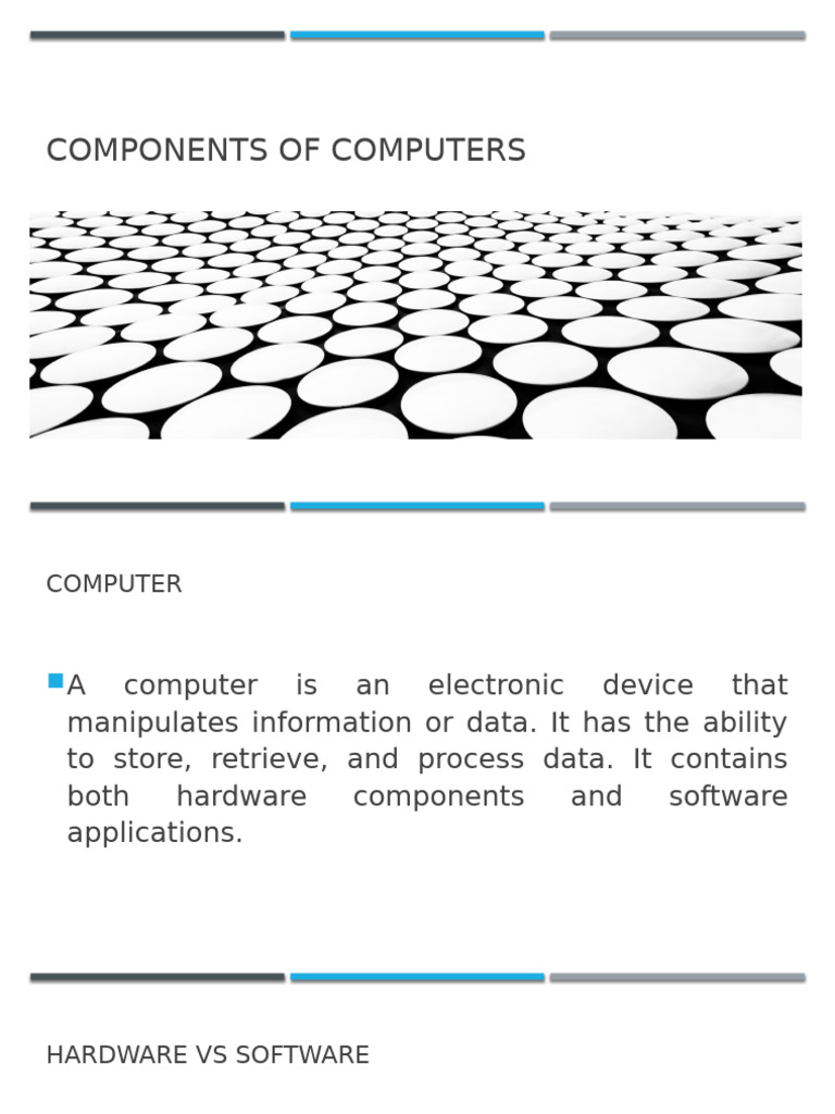 Components of Computers | PDF | Computer Monitor | Liquid Crystal Display