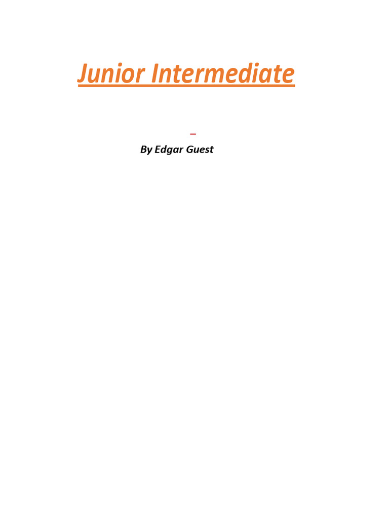 Final Junior English Material 2025 | PDF | Ben Jonson | Poetry