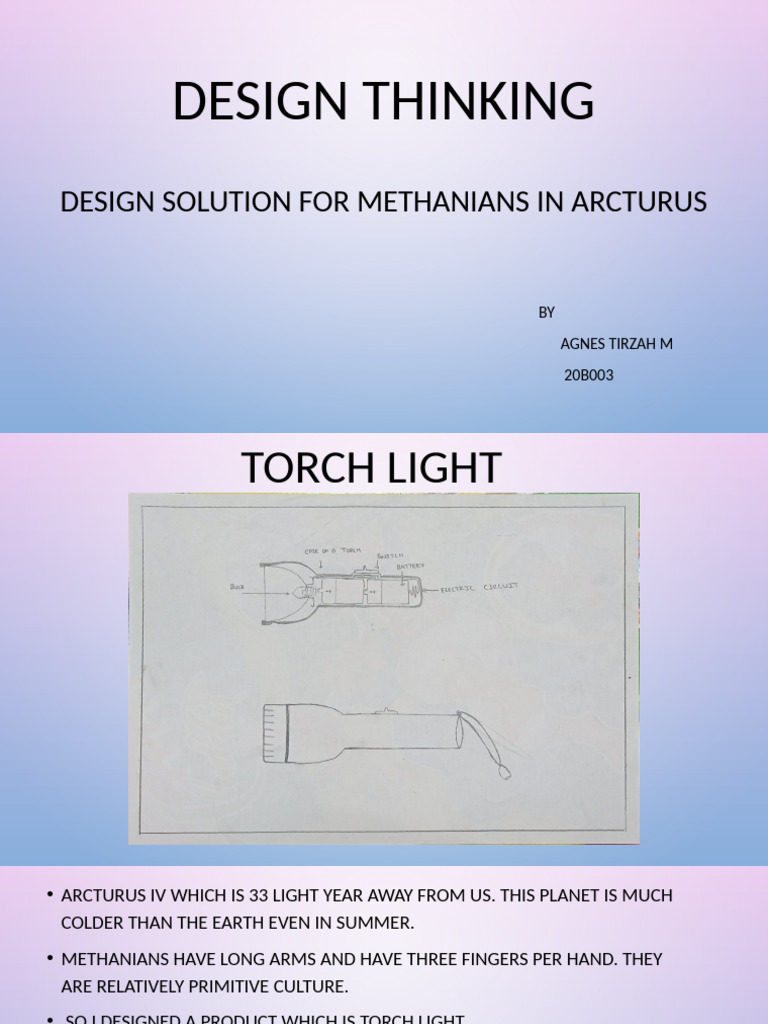 Torch Light Design for Methanians | PDF