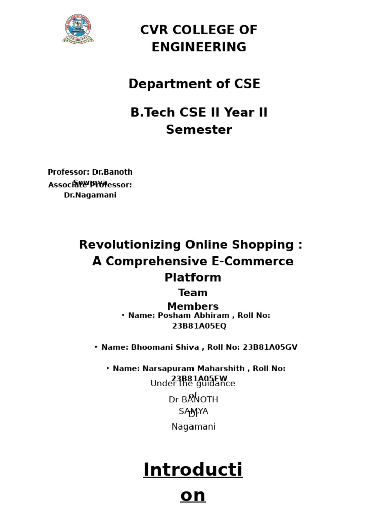 PPT | PDF | E Commerce | Computing