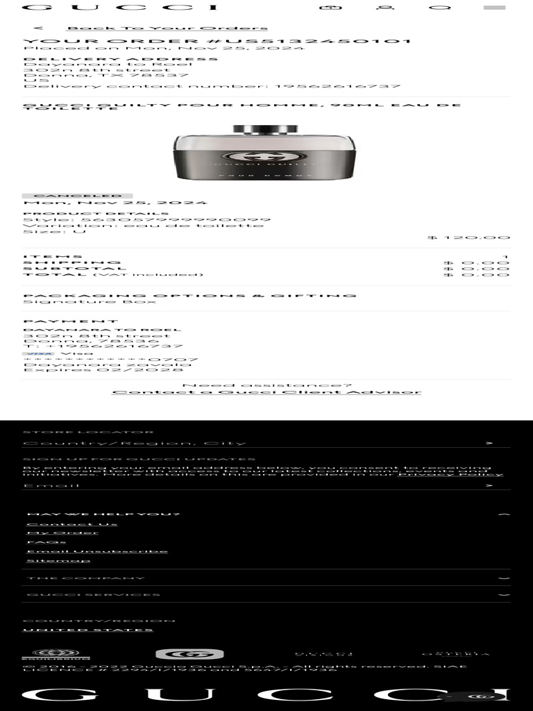 Usenmy accountordersUS5132450101 | PDF