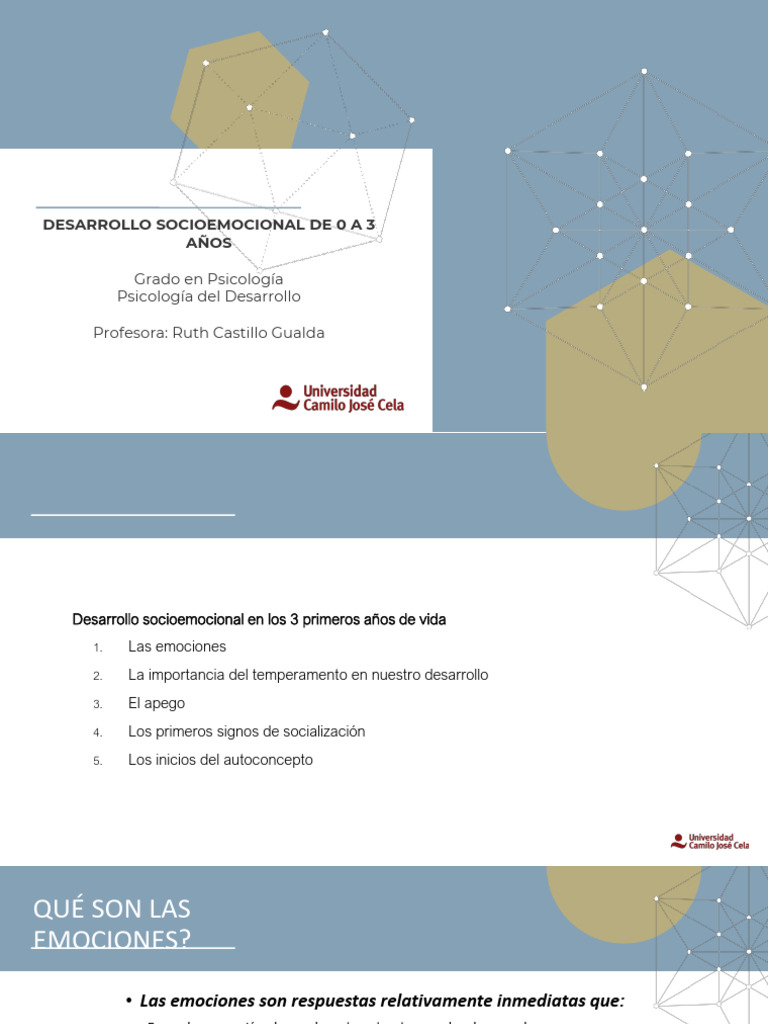 Desarrollo Socioemocional en Niños de 0 a 3 Años | PDF | Teoría de ...
