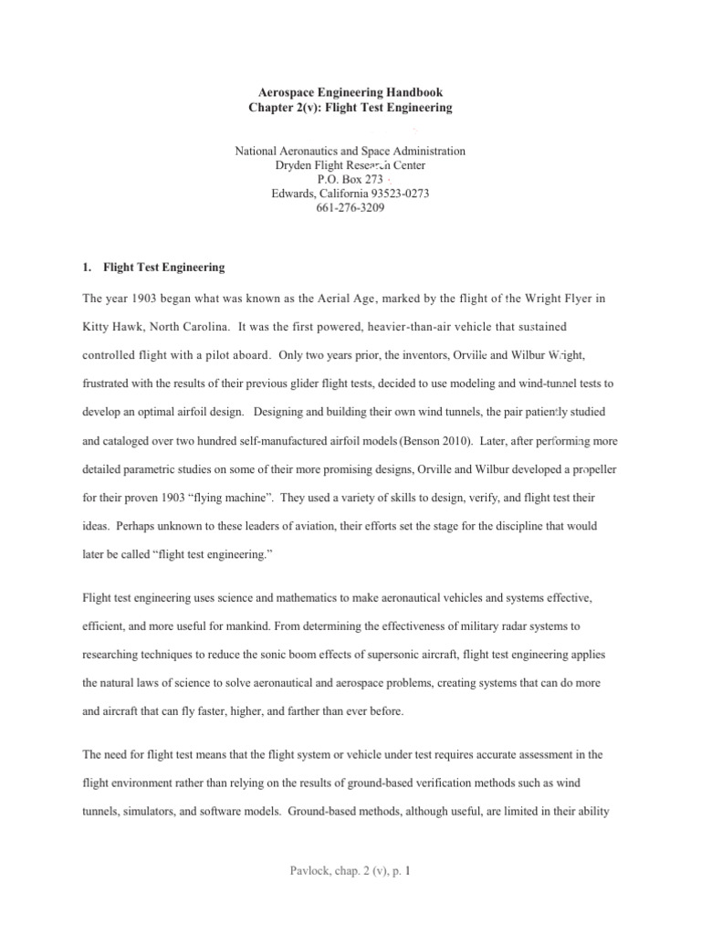 Flight Test Engineering Overview | PDF | Simulation | Flight Test